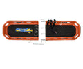 MTR Break-Apart Litter Basket Stretcher Kit With Bridle, Carabiners, And Buckles (Kit - With extrication Bridle)