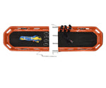 MTR Break-Apart Litter Basket Stretcher Kit With Bridle, Carabiners, And Buckles (Kit - With extrication Bridle)