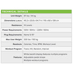 E80C Residential Elliptical (Packaging - Each)