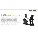 C55R Residential Recumbent Bike (Packaging - Each)