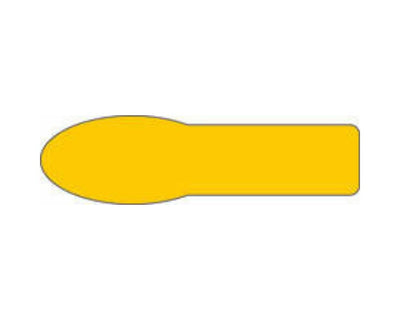 Spee-D-Flag™ Flags & Tags Solid Yellow Removable 5/8" x 2-1/4", 100 per Pack | SDF-18