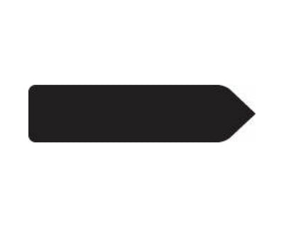 Spee-D-Point™ Flags & Tags Solid Black Removable 9/16" x 2-1/4", 150 per Pack |  SDP-1