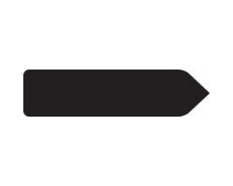 Spee-D-Point™ Flags & Tags Solid Black Removable 9/16" x 2-1/4", 150 per Pack |  SDP-1