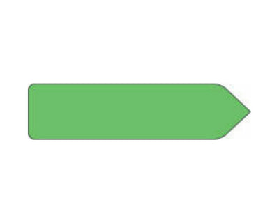 Spee-D-Point™ Flags & Tags Solid Light Green Removable 9/16" x 2-1/4", 150 per Pack | SDP-13