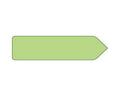 Spee-D-Point™ Flags & Tags Solid Lime Removable 9/16" x 2-1/4", 150 per Pack |  SDP-14