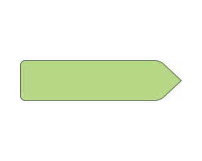Spee-D-Point™ Flags & Tags Solid Lime Removable 9/16" x 2-1/4", 150 per Pack |  SDP-14