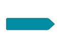 Spee-D-Point™ Flags & Tags Solid Turquoise Removable 9/16" x 2-1/4", 150 per Pack | SDP-20
