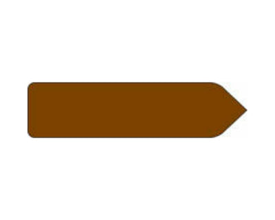 Spee-D-Point™ Flags & Tags Solid Brown Removable 9/16" x 2-1/4", 150 per Pack | SDP-4