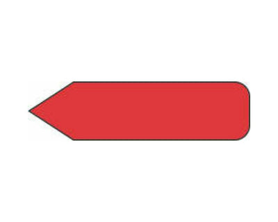 Spee-D-Point™ Flags & Tags Mini Solid Red Removable 5/16" x 1-3/16", 300 per Pack | SDP-M17