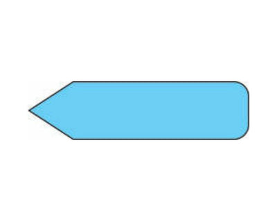 Spee-D-Point™ Flags & Tags Mini Solid Blue Removable 5/16" x 1-3/16", 300 per Pack |  SDP-M2