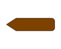 Spee-D-Point™ Flags & Tags Mini Solid Brown Removable 5/16" x 1-3/16", 300 per Pack | SDP-M4