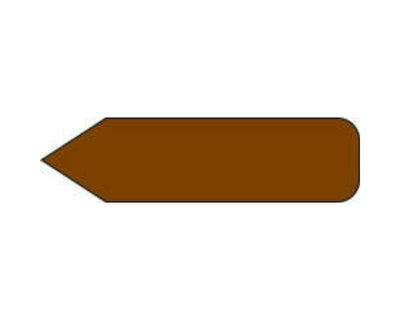 Spee-D-Point™ Flags & Tags Mini Solid Brown Removable 5/16" x 1-3/16", 300 per Pack | SDP-M4