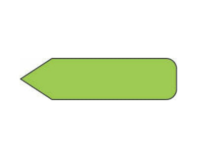Spee-D-Point™ Flags & Tags Mini Solid Fluorescent Green Removable 5/16" x 1-3/16", 300 per Pack | SDP-M7