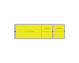 PDC Label Misys/Sunquest Direct Thermal Paper Permanent 1 1/2" Core 4 1/8"x1 3/16" Yellow 1200 per Roll, 8 Rolls per Case | SLDYLP97