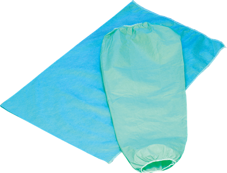Deroyal Sleeve Protector Products, Open, Cuffed, 23” x 10” (Packaging - 1 Pack, 100 Packs Per Case)