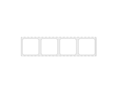PDC Slide Label Thermal Transfer Synthetic Permanen 3" Core 7/8" x 7/8" White, 20000 per Roll | SLIDE64