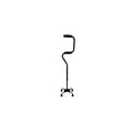 HealthSmart Sit-to-Stand Quad Cane - Small Base