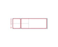 PDC Label Misys/Sunquest Direct Thermal Paper Permanent 3" Core 4 1/8"x1 3/16" Red 4300 per Roll, 2 Rolls per Case | SNPT1551