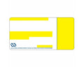 PDC Label Direct Thermal (Paper, Permanent) 2"x4", 3" Core White/Yellow - 7500 per Case | SPRO12-1
