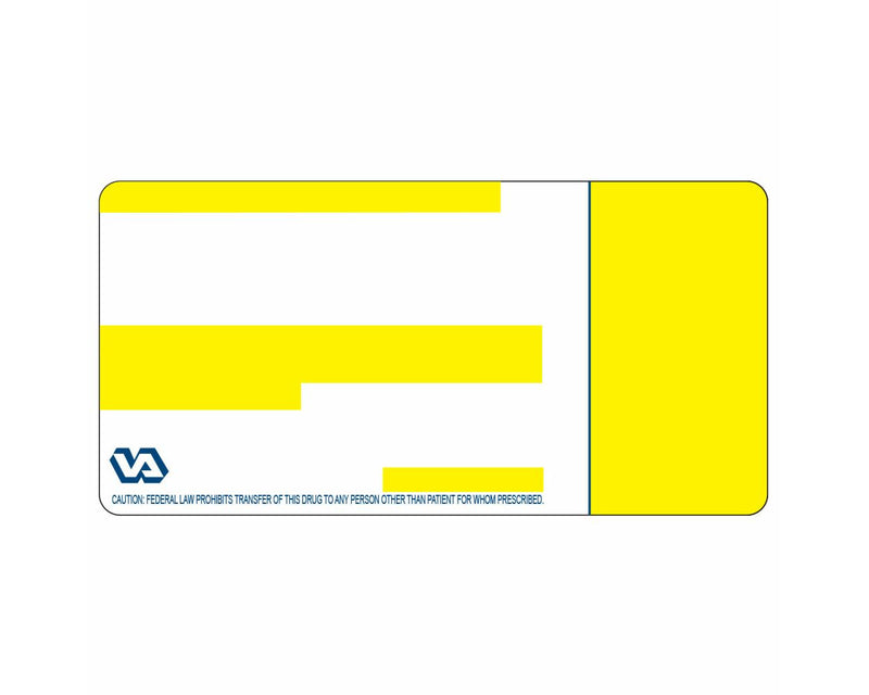 PDC Label Direct Thermal (Paper, Permanent) 2"x4", 3" Core White/Yellow - 7500 per Case | SPRO12-1