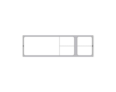 PDC Label Misys/Sunquest Direct Thermal Paper Permanent 1 1/2" Core 4 1/8"x1 3/16" White 1200 per Roll, 8 Rolls per Case | SQBP15