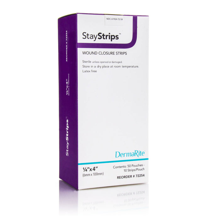 StayStrips Wound Closure Strips - 0.25" x 3" (Size - 1/4" x 3")