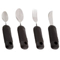 EZ Large Grip Weighted Utensils - Set of 4
