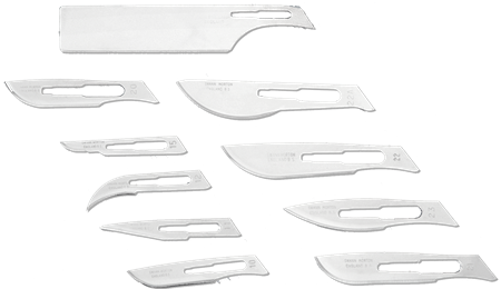 DEROYAL SWANN-MORTON® SCALPEL BLADES CARBON STEEL BLADES (PACKAGING - CASE)