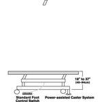 Performa 150 One-Section High/Low Treatment Tables (Packaging - Each)