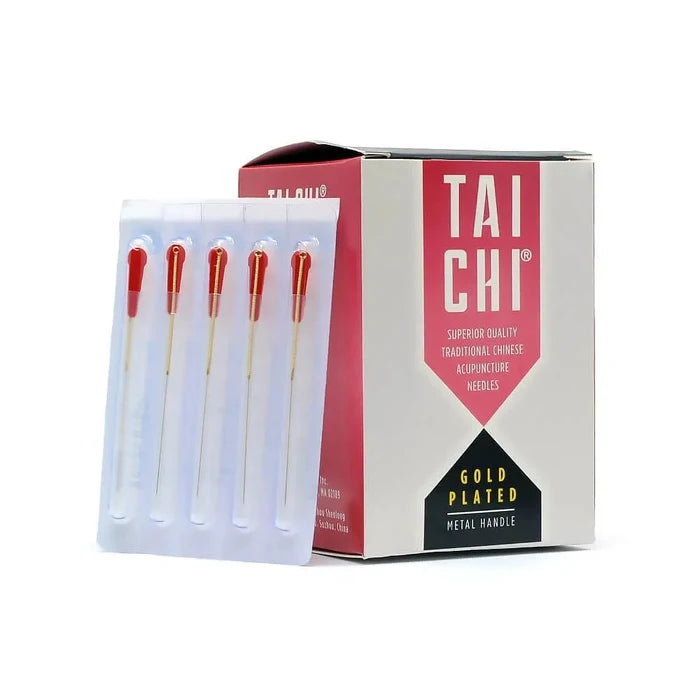 Tai Chi 24K Gold Plated Acupuncture Needles