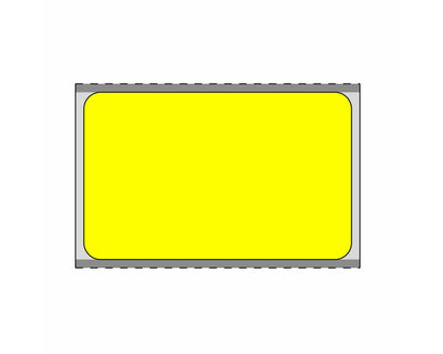 PDC Label Cerner Direct Thermal Paper Permanent 3/4" Core 2"x1 1/4" Yellow 250 per Roll, 8 Rolls per Box |  TD75-1142Y