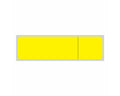 PDC Label Direct Thermal Paper Permanent 3" Core 3 1/2"x15/16" Yellow 5000 per Roll | TDWHP05