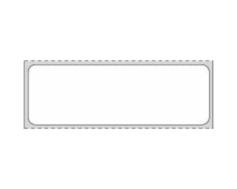 PDC Label Direct Thermal Paper Permanent 1" Core 3"x1 White 1300 per Roll, 8 Rolls per Case | THERMD42