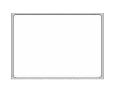 PDC Label Direct Thermal Paper Permanent 3" Core 3 1/2"x2 1/2" White 2000 per Roll, 8 Rolls per Case | THERMD43