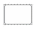 PDC Label Direct Thermal Paper Permanent 3" Core 2"x1 3/8" White 3500 per Roll, 8 Rolls per Case | THERMD46