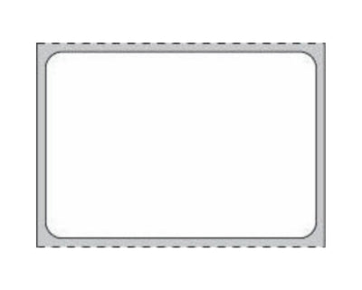 PDC Label Direct Thermal Paper Permanent 3" Core 2"x1 3/8" White 3500 per Roll, 8 Rolls per Case | THERMD46
