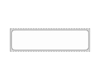 PDC Label Direct Thermal Paper Removable 1" Core 3 3/8"x7/8" White 2750 per Roll, 2 Rolls per Case | THERMDR47