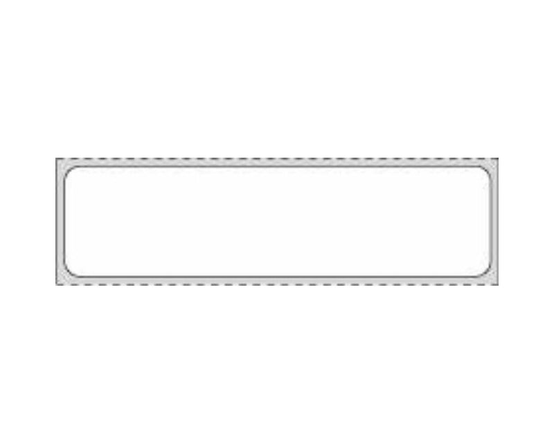 PDC Label Direct Thermal Paper Removable 1" Core 3 3/8"x7/8" White 2750 per Roll, 2 Rolls per Case | THERMDR47