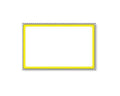 PDC Label Direct Thermal Paper Permanent 3" Core 4"x2 1/2" White with Yellow 2000 per Roll, 8 Rolls per Case | THERMDYB12