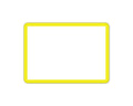 PDC Label Direct Thermal Paper Permanent 3" Core 3 1/2"x2 1/2" White with Yellow 2000 per Roll, 8 Rolls per Case | THERMDYB43