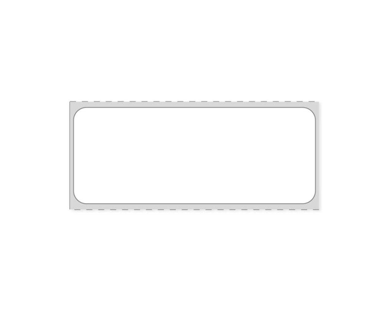 PDC Label Direct Thermal IR Paper Permanent 1" Core 2 1/2"x1 White 1300 per Roll, 8 Rolls per Case | THERMIRD19