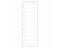 PDC Chart Labels 2-1/2" x 1" White, 10 Labels - 4 Pks of 250 Sheets per Case | TM-ADMIT-10