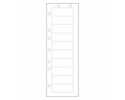 PDC Chart Labels 2-1/2" x 1" White, 10 Labels - 4 Pks of 250 Sheets per Case | TM-ADMIT-10