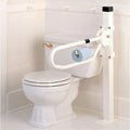 Toilet Hinged Arm Support-Floor Support