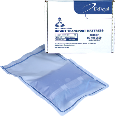 DEROYAL INFANT TRANSPORT MATTRESS (PACKAGING - CASE OF 4)