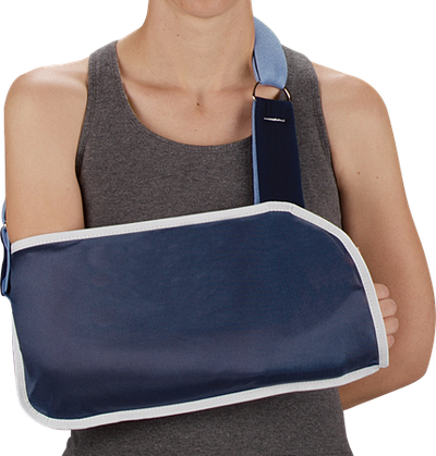 DEROYAL ARM SLING WITH FOAM STRAP (PACKAGING - EACH) (POUCH SIZE - 10” x 23”) (STRAP LENGTH - 2” x 40”)