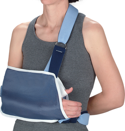 DEROYAL SHOULDER IMMOBILIZER WITH FOAM STRAPS (PACKAGING - EACH)