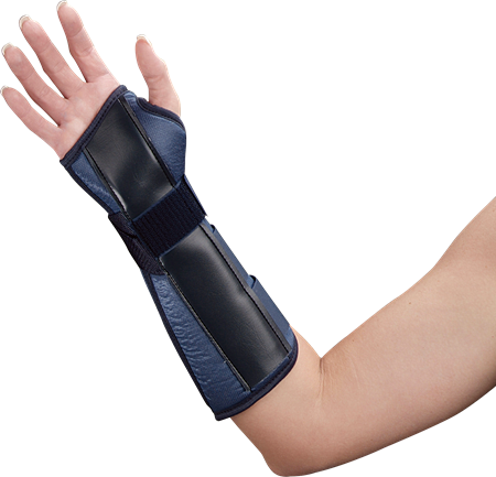 DEROYAL WRIST AND WRIST FOREARM SPLINT (PACKAGING - EACH) (LENGTH - 11”)
