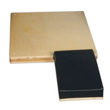 Unpadded Amputee Seat with Cushioned Stump Support