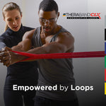 THERABAND CLX - Bulk 25 Yard. Consecutive Resistance Band with Loops (Packaging - Each)